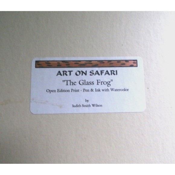 Vintage The Glass Frog Print by Artist Judith Smith Wilson - Picture 9 of 16